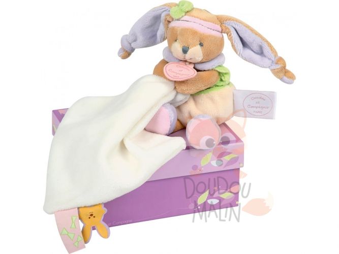  lila lapin pantin parme violet vert blanc 